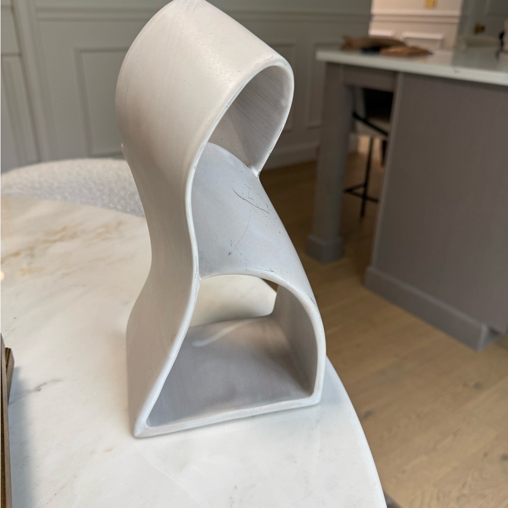 Studio McGee White Sculptural Art Piece